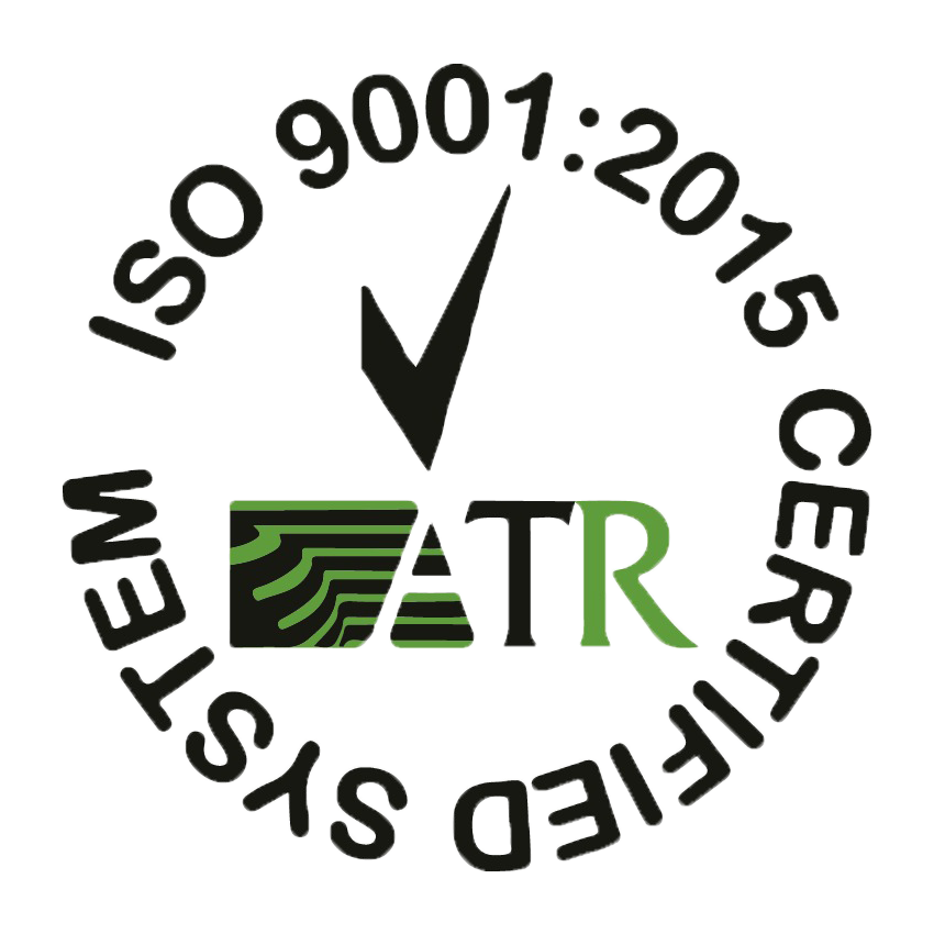 Sello de certificado ISO 9001:2015 ATR