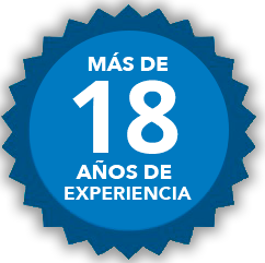 Listón 15 años de experiencia